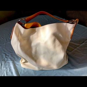 Maurizio Taiuto cream bucket bag